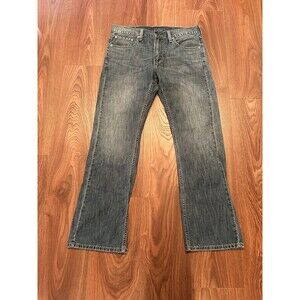 Levis Jeans Mens 32x32* Blue Denim 527 Slim Bootcut Low Rise Dark Wash Western